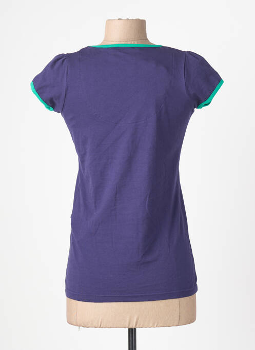 Tricou serigrafie cu strasuri mâneci scurte violet ROSALITA MC GEE femme