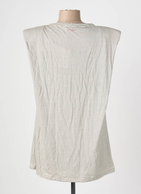 Tricou elasticitate mâneci scurte bej OPULLENCE femme