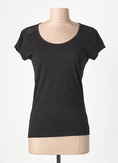 Tricou elasticitate mâneci scurte negru CHIPIE femme