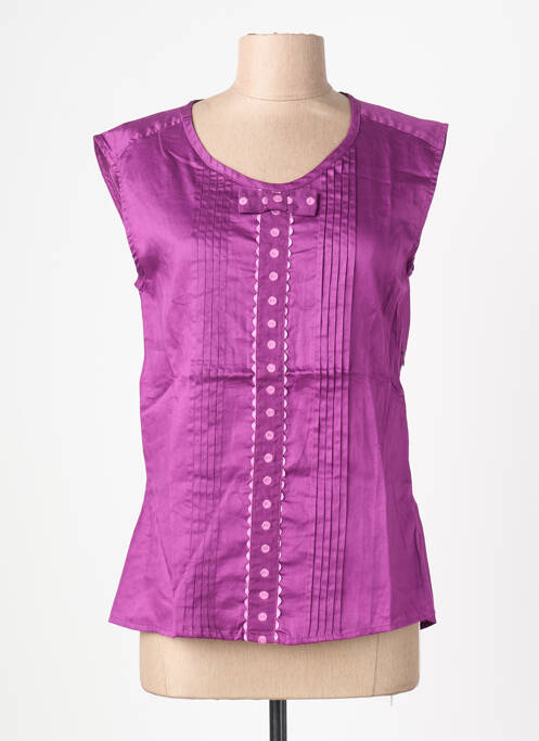 Top elasticitate fără mâneci violet ROSALITA MC GEE femme