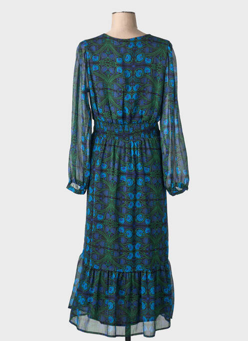 Rochie lungă mâneci lungi mâneci lungi verde AN' GE femme