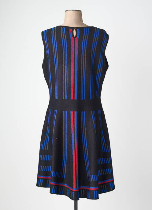 Rochie midi fără mâneci fără mâneci negru LEO & UGO femme