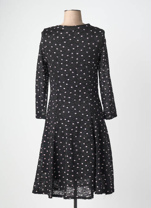 Rochie midi mâneci lungi mâneci lungi negru FIFILLES femme