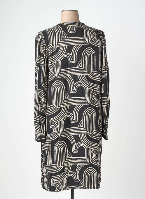 Rochie midi mâneci lungi mâneci lungi negru LA FEE MARABOUTEE femme