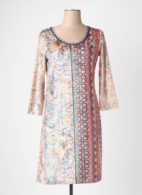Rochie scurtă mâneci 3/4 mâneci 3/4 bej LOLESFILLES femme