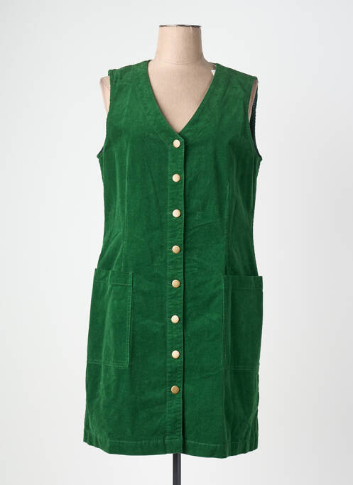 Rochie midi fără mâneci fără mâneci verde BENSIMON femme