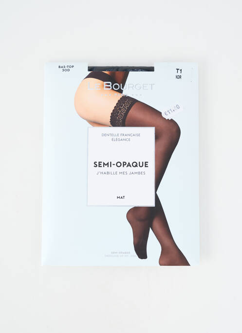 Colanți elasticitate negru LE BOURGET femme