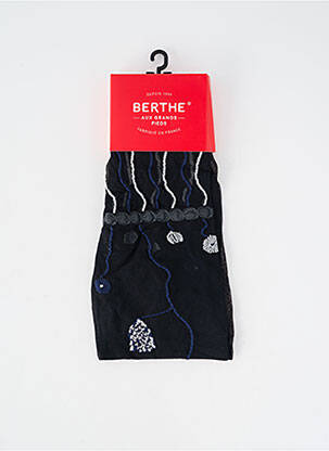 Colanți imprimeu fantezie negru BERTHE AUX GRANDS PIEDS femme