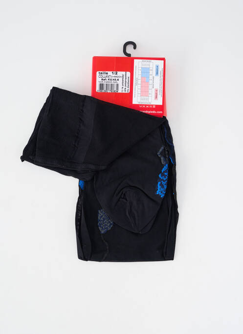 Colanți imprimeu fantezie negru BERTHE AUX GRANDS PIEDS femme