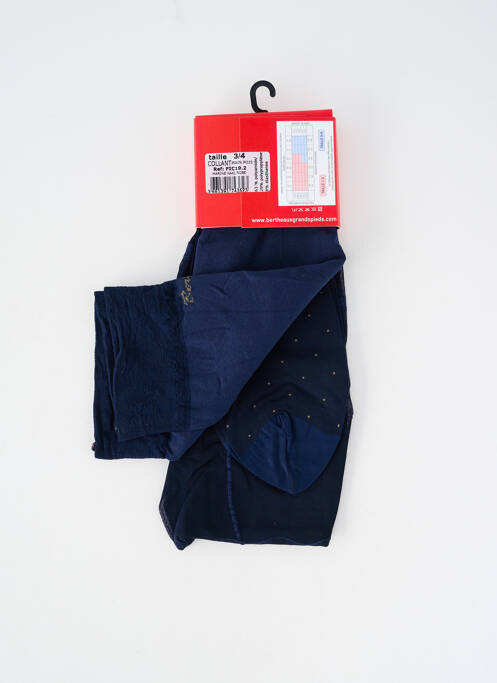 Colanți imprimeu cu buline albastru BERTHE AUX GRANDS PIEDS femme