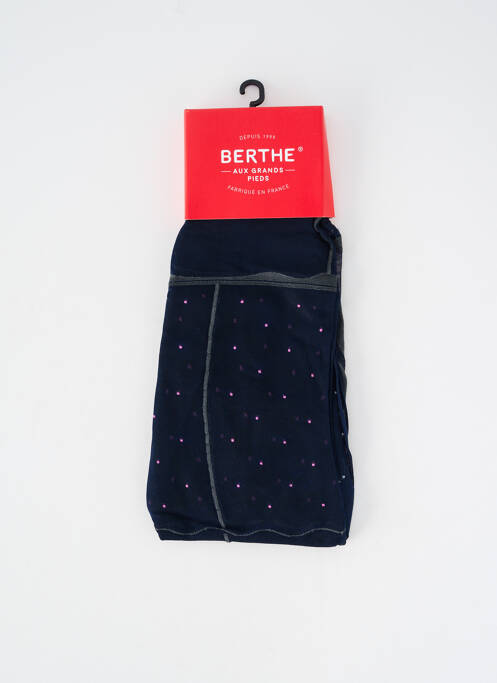 Colanți imprimeu cu buline albastru BERTHE AUX GRANDS PIEDS femme