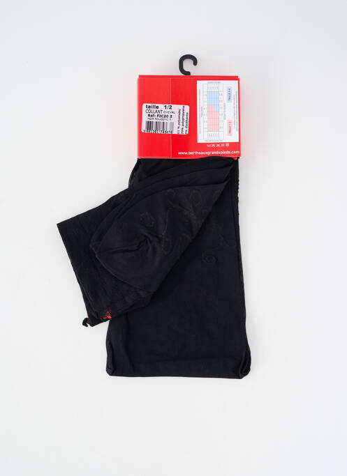 Colanți imprimeu fantezie negru BERTHE AUX GRANDS PIEDS femme