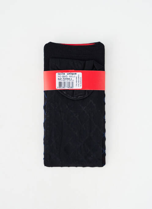 Șosete finisaj cu mansete elastice negru BERTHE AUX GRANDS PIEDS femme
