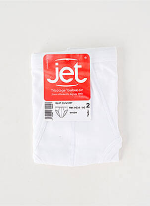 Chilot elastic în talie alb JET homme