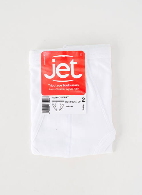 Chilot elastic în talie alb JET homme