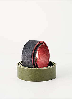 Curea efect material satinat verde YOLETE femeie