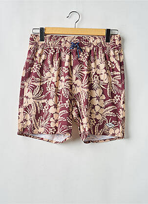 Șort de baie efect material satinat bej BARTS homme