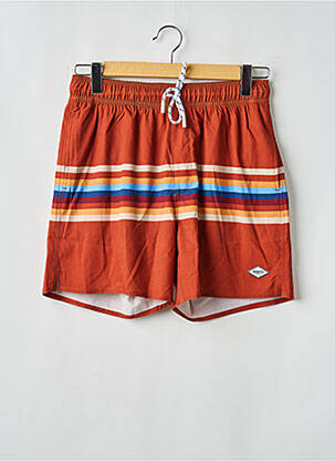 Șort de baie efect material satinat maro BARTS homme