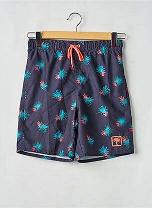 Șort de baie imprimeu fantezie albastru SUN PROJECT homme