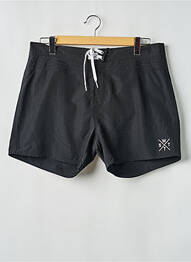 Șort de baie efect material satinat negru WATTS homme