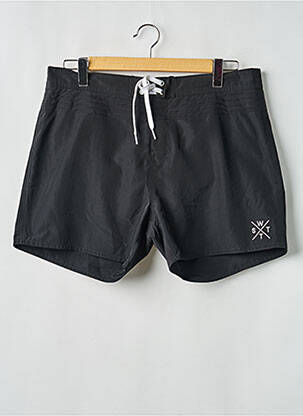 Șort de baie efect material satinat negru WATTS homme