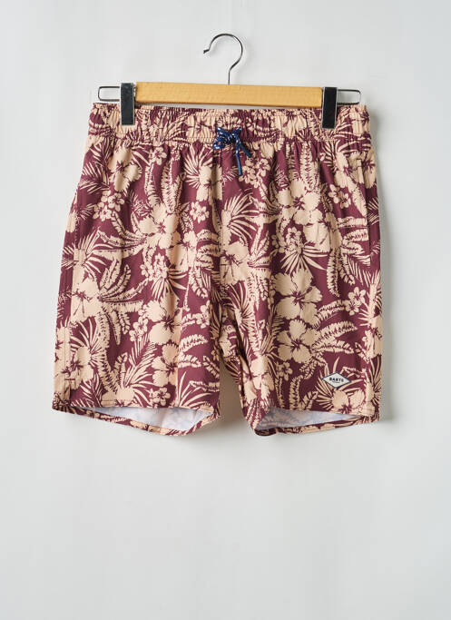 Șort de baie efect material satinat bej BARTS homme