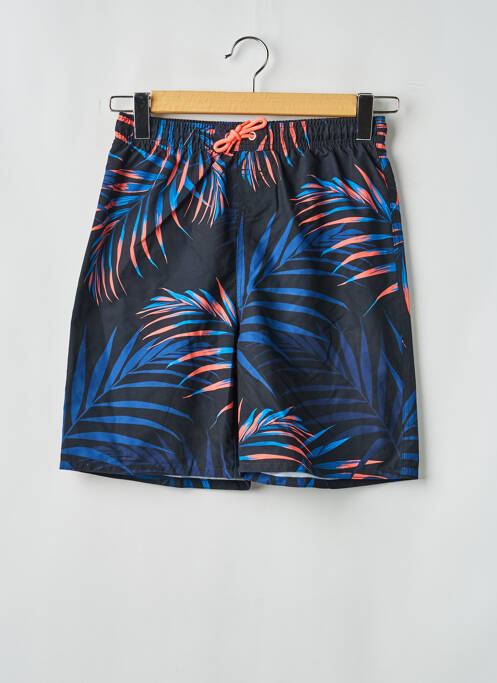 Șort de baie efect material satinat negru SUN PROJECT garcon