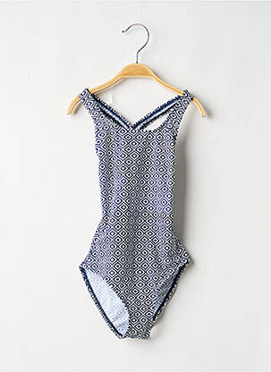 Costum de baie dintr-o singură piesă sutiene albastru SUN PROJECT fată