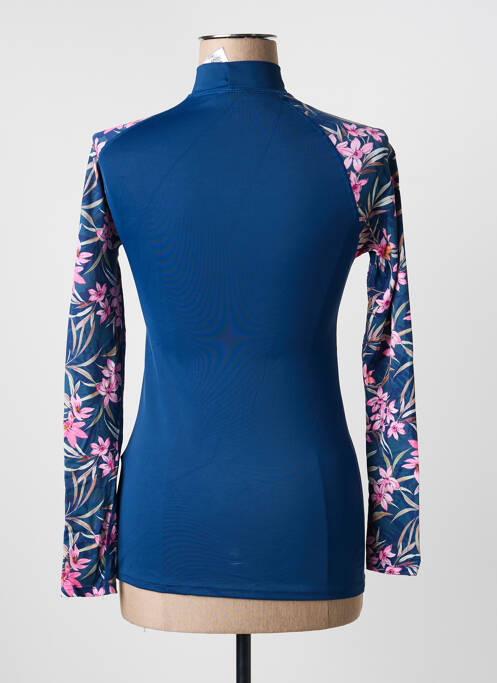 Top de baie imprimeu fantezie albastru OLYMPIA femme