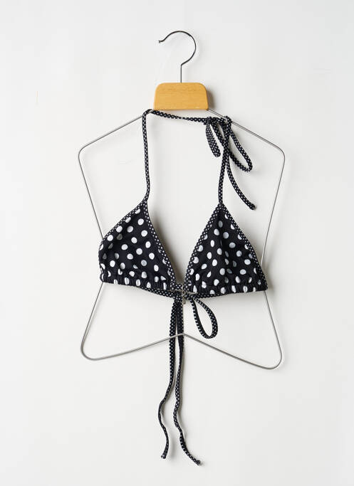 Sutien de costum de baie elasticitate top triunghiuri negru LITTLE MARCEL femme