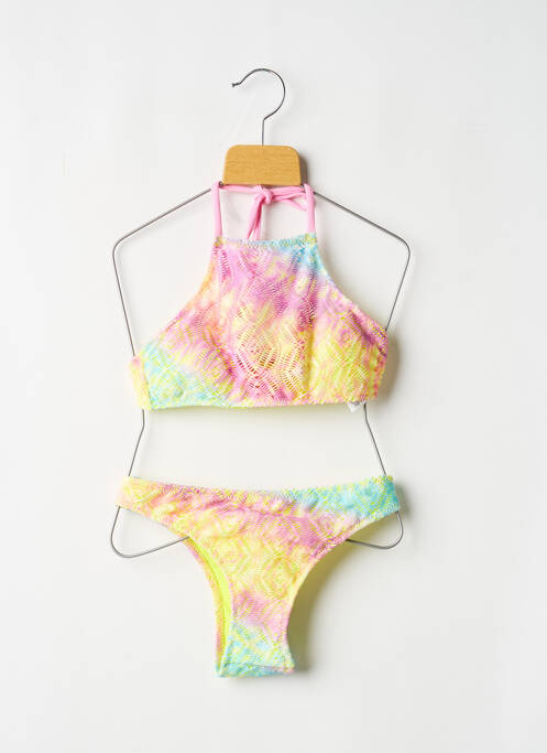 Costum de baie din două piese elasticitate galben BORABORA femme