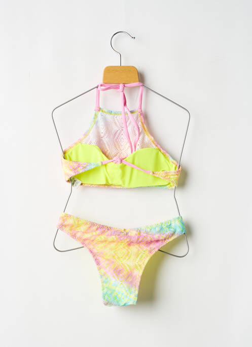 Costum de baie din două piese elasticitate galben BORABORA femme