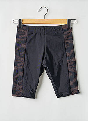 Șort de baie imprimeu fantezie negru LAGON BLEU homme