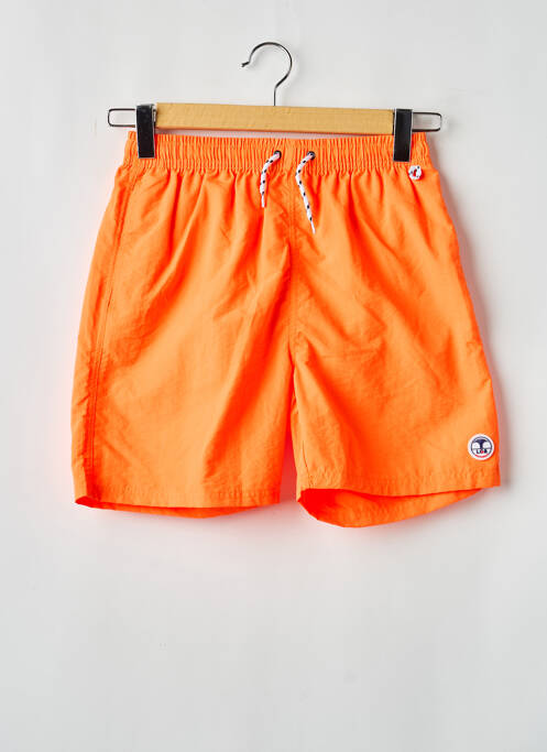 Șort de baie închidere cu legături de legat portocaliu LAGON BLEU garcon
