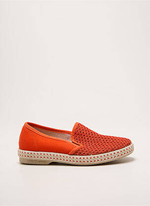 Espadrile vârf rotund vârf rotund portocaliu RIVIERAS enfant