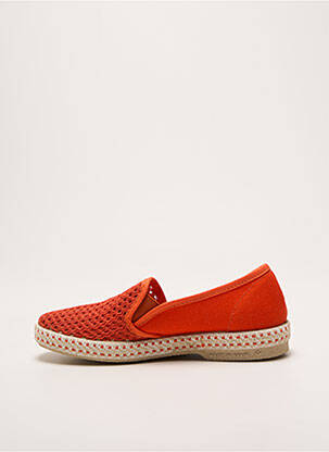 Espadrile vârf rotund vârf rotund portocalie RIVIERAS copil
