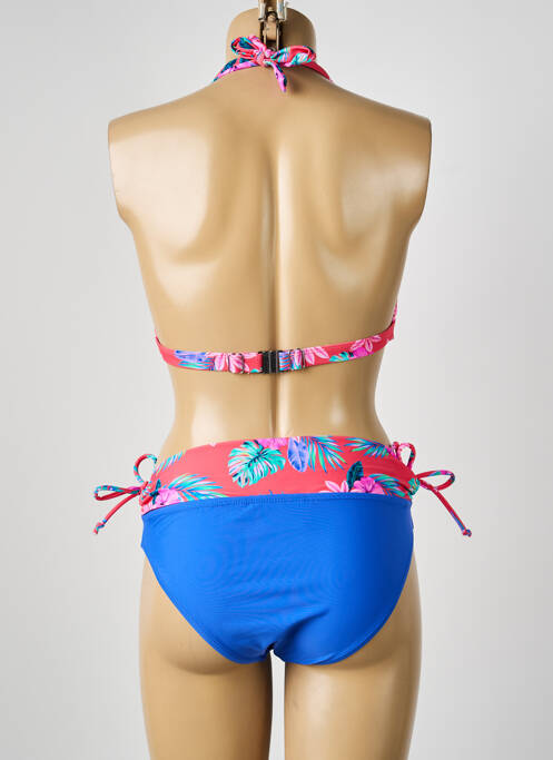 Costum de baie din două piese elasticitate top triunghiuri albastru SUN PROJECT femme