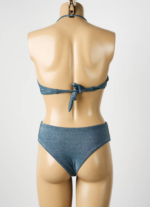 Costum de baie din două piese elasticitate top bentiță verde ADMAS femme