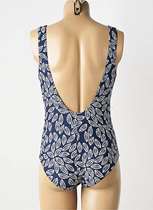 Costum de baie dintr-o singură piesă imprimeu fantezie albastru LAGON BLEU femeie