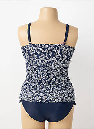 Tankini imprimeu fantezie albastru LAGON BLEU femeie