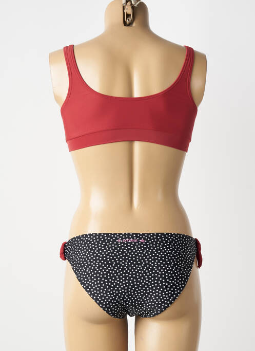 Costum de baie din două piese imprimeu fantezie roșu PROTEST fille