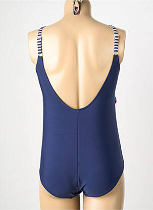 Costum de baie dintr-o singură piesă imprimeu fantezie albastru LAGON BLEU femeie