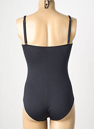Costum de baie dintr-o singură piesă negru MISS CARAÏBES femeie