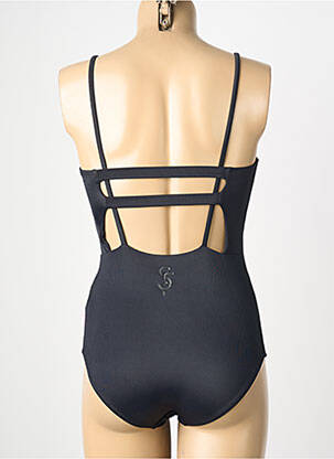 Costum de baie dintr-o singură piesă negru SEAFOLLY fată