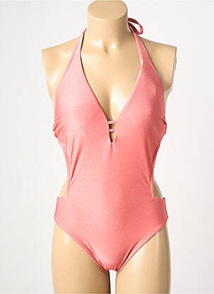 Costum de baie dintr-o singură piesă roz OLYMPIA femeie