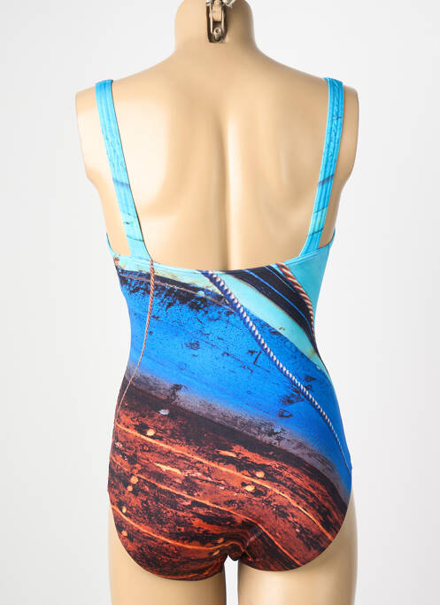 Costum de baie dintr-o singură piesă imprimeu fantezie albastru SUNFLAIR femme