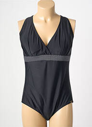 Costum de baie dintr-o singură piesă elasticitate top sutien modelat negru LAGON BLEU femeie