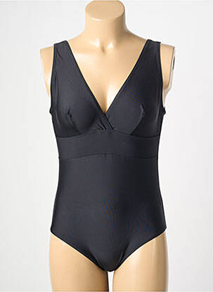 Costum de baie dintr-o singură piesă elasticitate negru LAGON BLEU femme