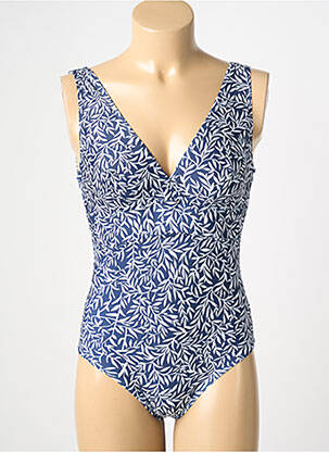 Costum de baie dintr-o singură piesă imprimeu fantezie albastru LAGON BLEU femeie