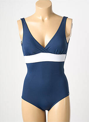 Costum de baie dintr-o singură piesă elasticitate top sutien modelat albastru SUN PLAYA femeie